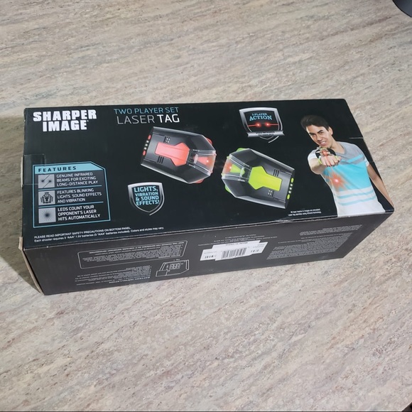 NIB Sharper Image Two player set laser tag - Picture 3 of 4